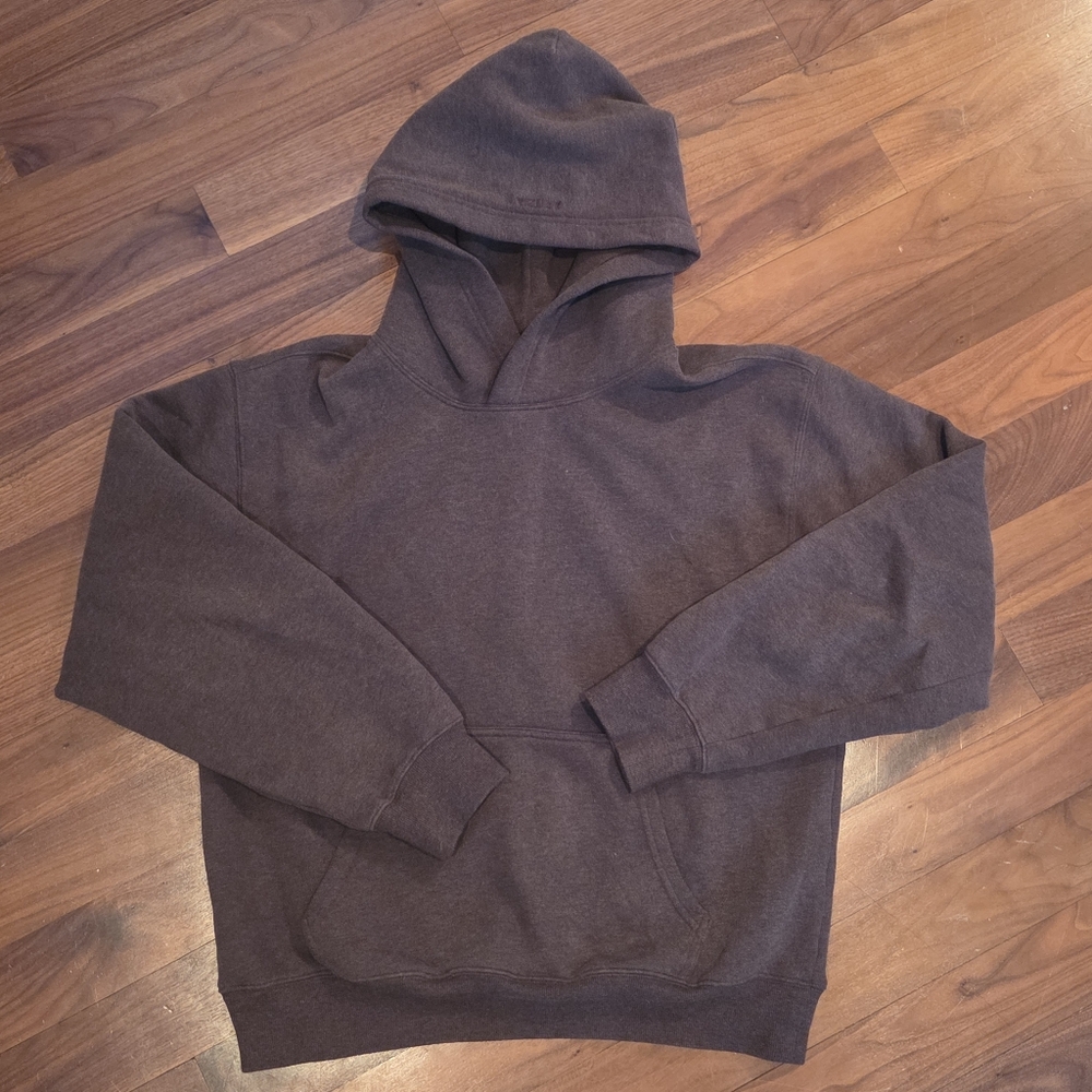 Aritzia Perfect Hoodie - Size L - Heather Mocha Brown - Like New